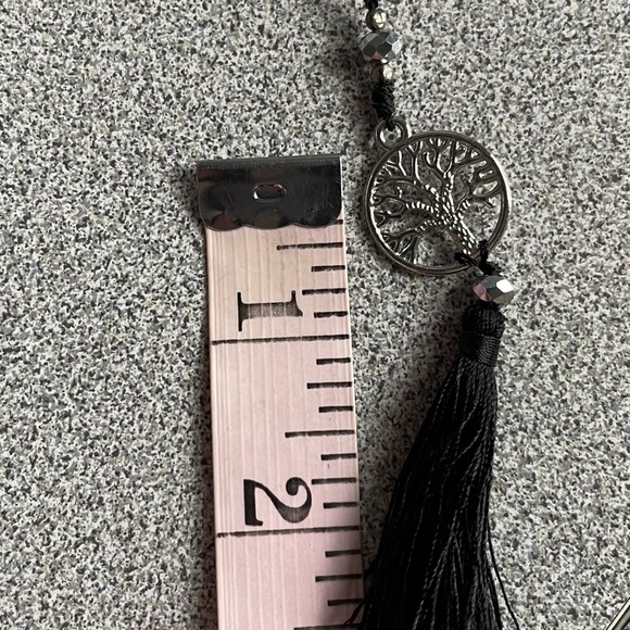 Sea Jewels Tree Of Life Tassel Beaded Necklace - Picture 6 of 6